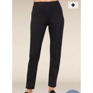 Habitat Sz S Ponte Black Straight Leg Pants Classic Minimalist Career Office